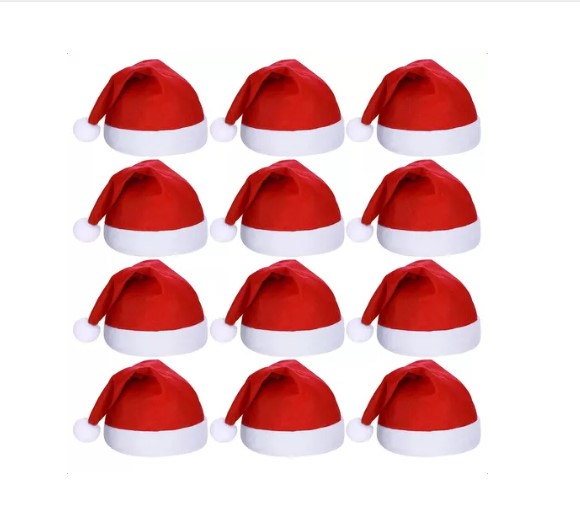 Pack 6 Gorros de Viejito Pascuero