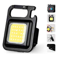 Linterna LED COB de llavero