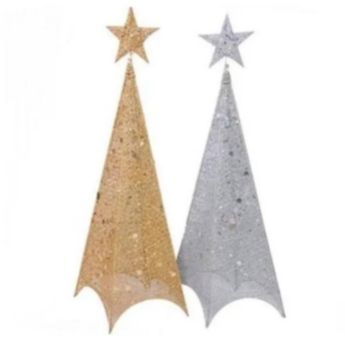 Árbol Pirámide Metálico de Navidad 1,2 m