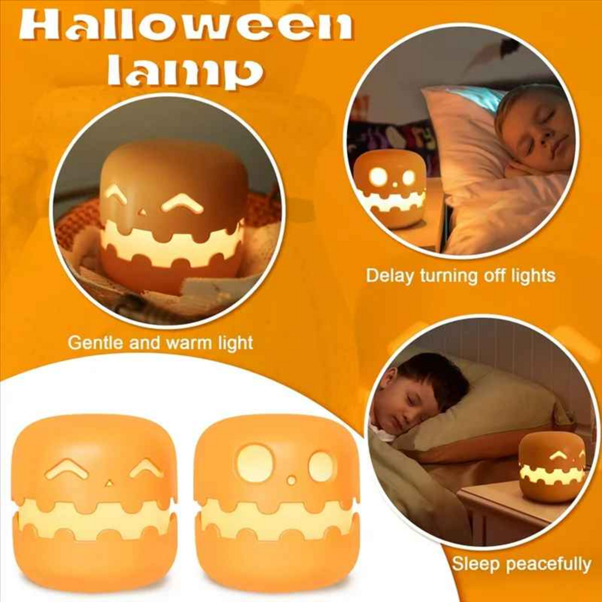Lámpara de calabaza USB
