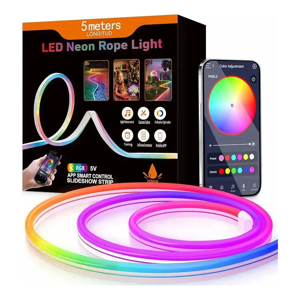 Cinta LED neón RGB musical