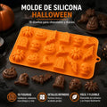 Molde de silicona con figuras de Halloween