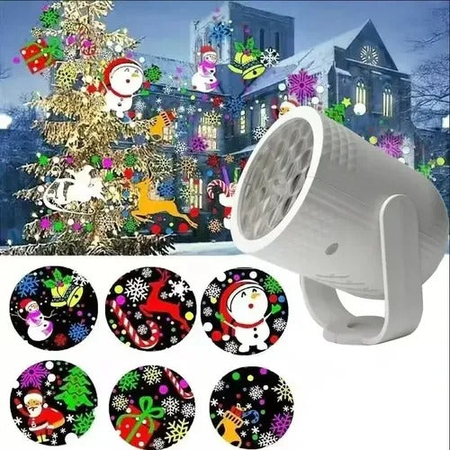 Proyector de Navidad para muralla incluido en el pack